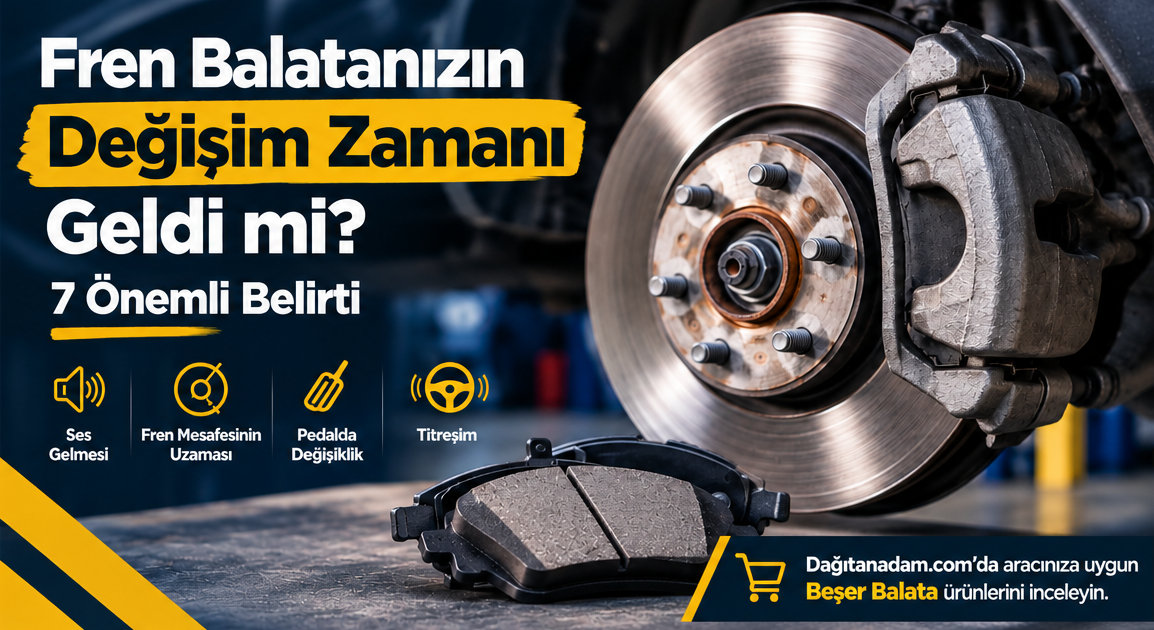 Fren Balatanız Bitmek Üzere Olabilir: İşte Dikkat Etmeniz Gereken 7 Belirti