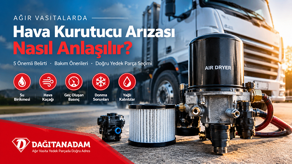 Ağır Vasıta Hava Kurutucu Arızası: 5 Belirti