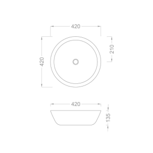 ÇANAK LAVABO - FLOWER ALTIN BEYAZ