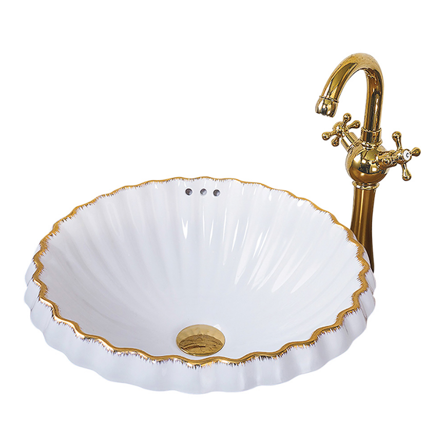 Pure Concept Beyaz Yarı Ankastre Lavabo