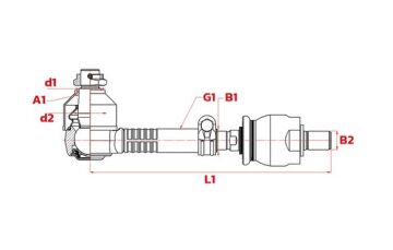 Komple Kısa Rot – Mercedes / Oem No: 6384600005 - 6384600205