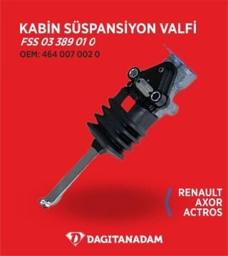 Kabin Süspansiyon Valfi - Volvo Fh12, Fh16 / Oem: 464 007 002 0