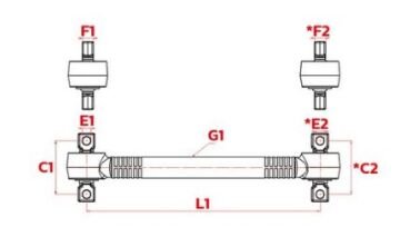Bugi Kolu - Mercedes Benz Setra 20511556 - 6293500105 - 6293501106 - 6293500006 - 4103500505