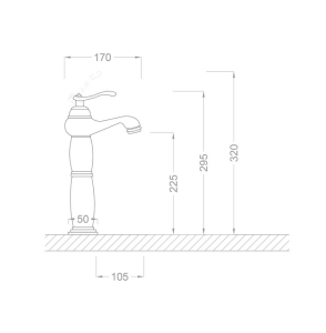 ÇANAK LAVABO - MAGİC ALTIN BEYAZ BATARYASI