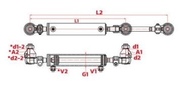 Hidrolik Direksiyon Silindiri - Volvo 20559841S