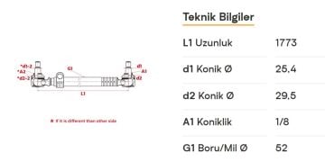 Komple Rot - Bmc 10041059