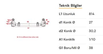 Komple Rot - Ford 5C463304Ba 5C463304Bb