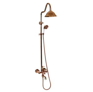 DUŞ SETİ - FLAMİNGO ROSE GOLD BATARYALI TEPE