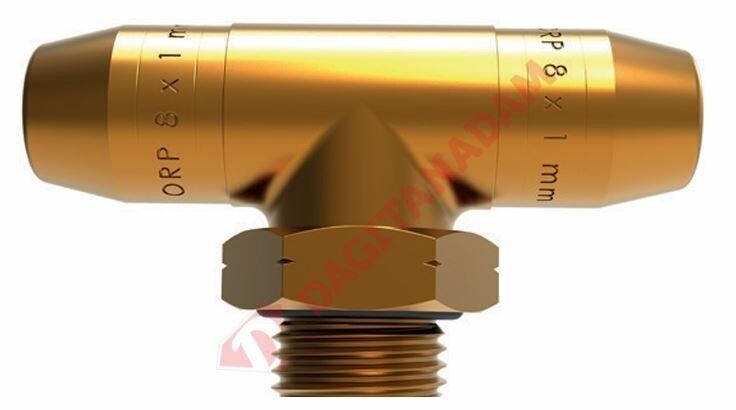 Adaptörlü T Hareketli Orta Bağlantı - M16X1,5 8 X 1,0