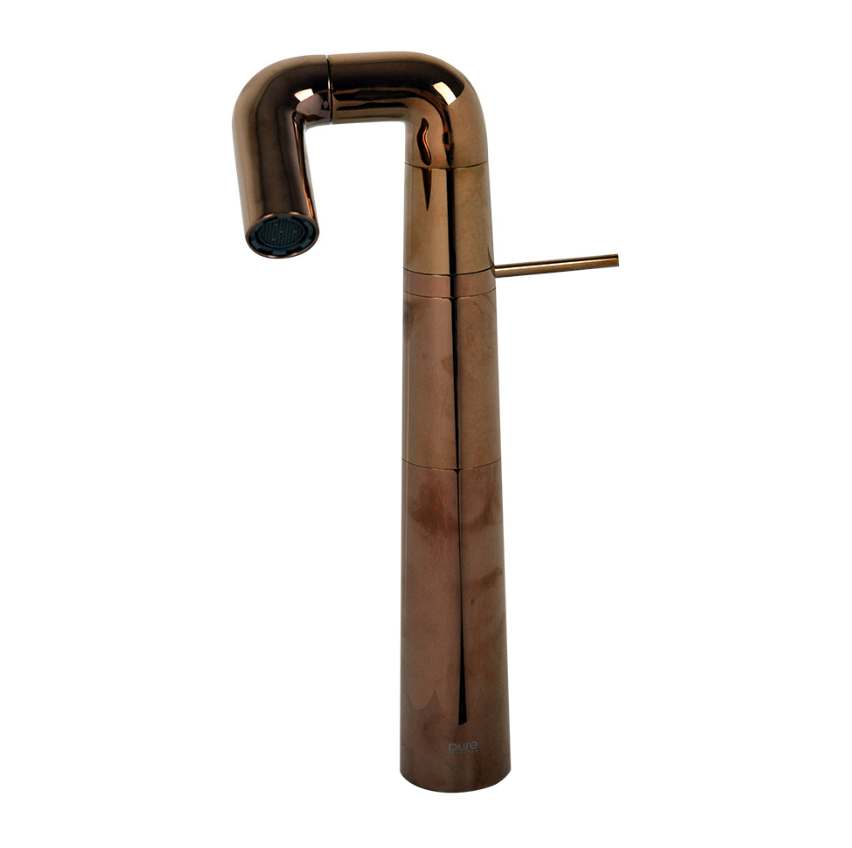 ÇANAK LAVABO - BEYAZ  BATARYASI - ALLURE ROSE GOLD