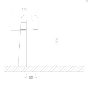 ÇANAK LAVABO - BEYAZ  BATARYASI - ALLURE MAT SİYAH