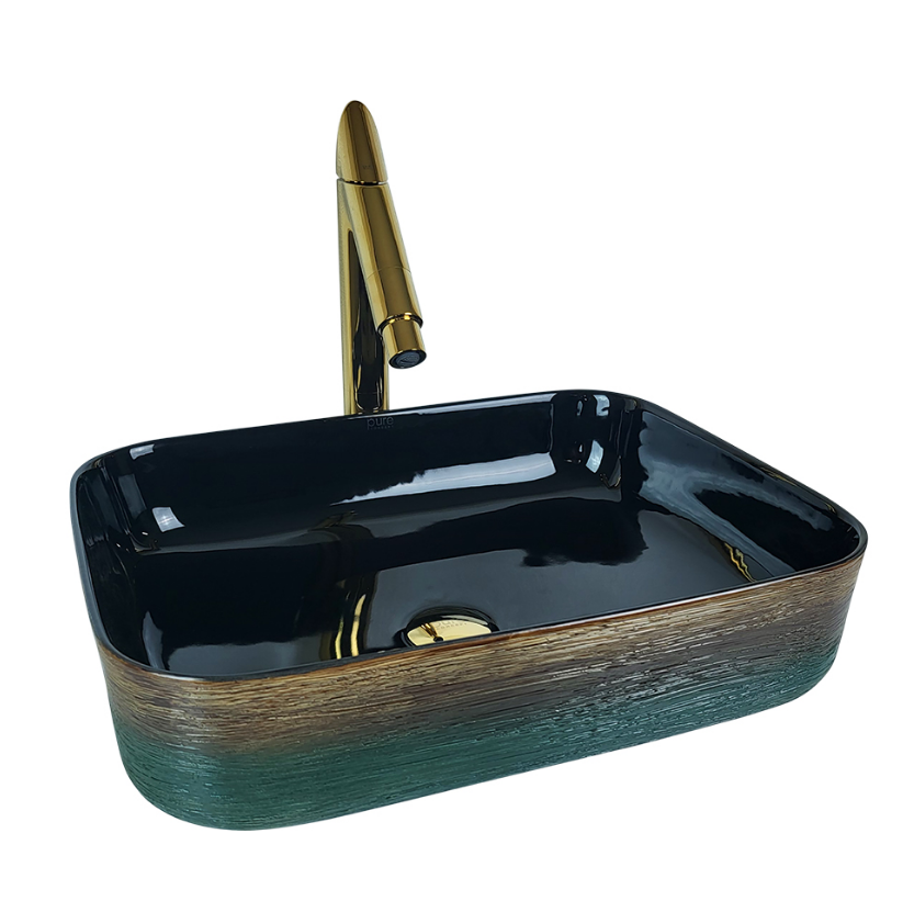 ÇANAK LAVABO - BEYAZ AMAZONİTE 50 CM DEKORATİF TEZGAH ÜSTÜ
