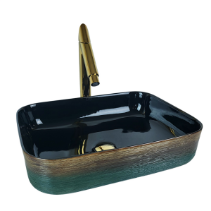 ÇANAK LAVABO - BEYAZ AMAZONİTE 50 CM DEKORATİF TEZGAH ÜSTÜ