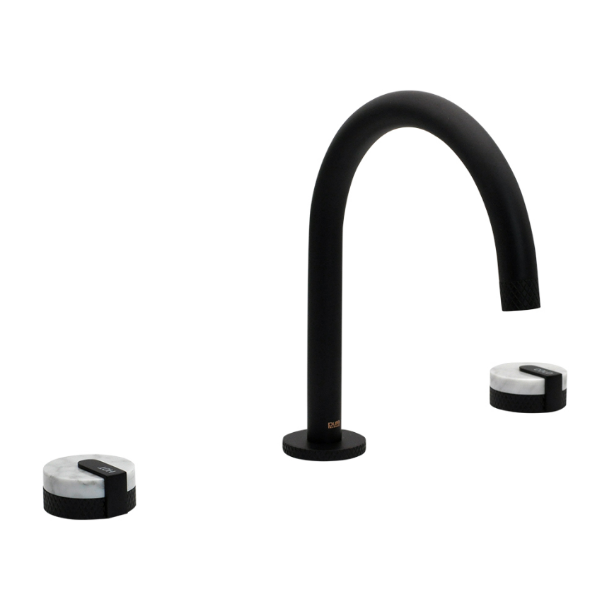 LAVABO BATARYASI - ROYCE SİYAH 3 DELİKLİ