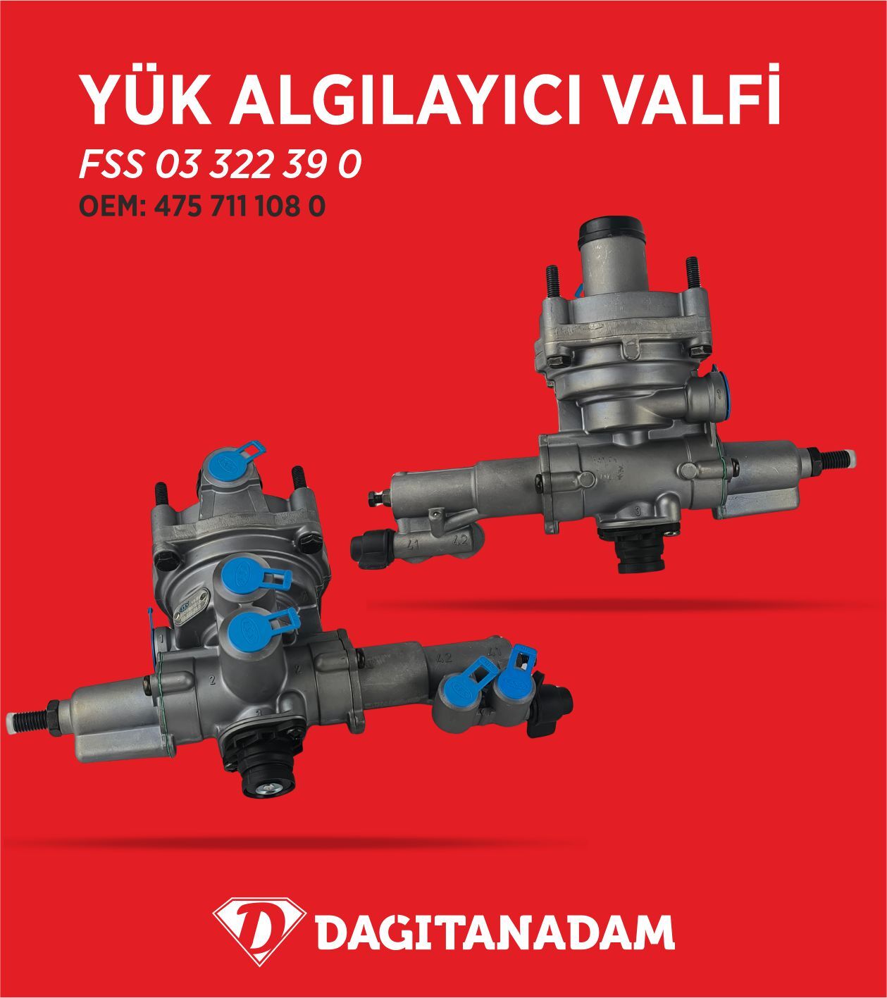 Yük Algılayıcı Valfi / Oem: 475 711 108 0