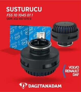 Susturucu - Mercedes - Iveco - Man - Daf - Volvo - Renault Vı / Oem: 432 407 070 0 (0 484 210 005) (0 484 210 008)