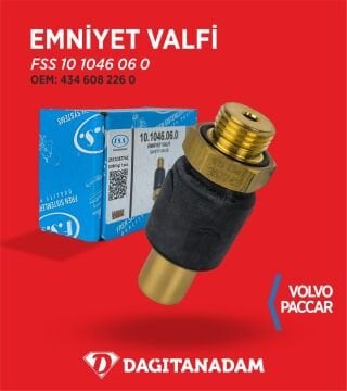 Emniyet Valfi - Volvo / Oem: 434 608 226 0
