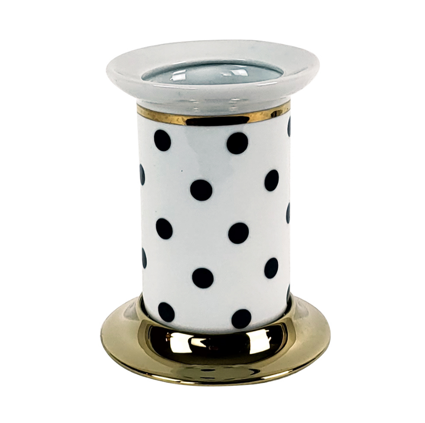 SET ÜSTÜ DİŞ FIRÇALIK - PUANTİYE BEYAZ