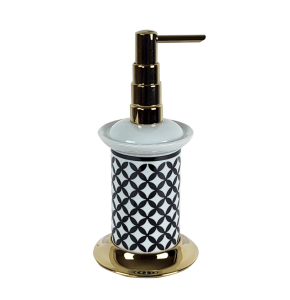 SET ÜSTÜ SIVI SABUNLUK - GEOMETRİK SİYAH BEYAZ