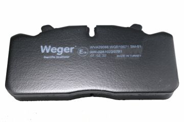 Disk Fren Balatası - Wva No: 29088 - Man – Renault – Daf - Ön/Arka | Oem No: 1906467 - 12999667 - Weger