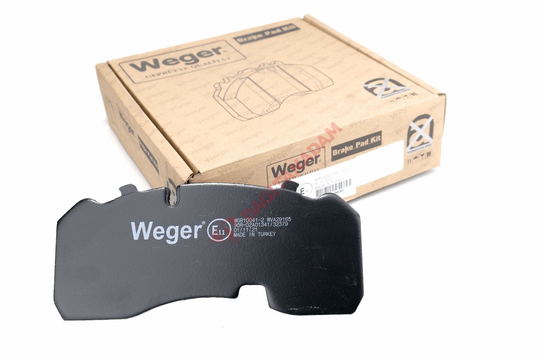 Disk Fren Balatası - Bp-W Dingil Jumbo (Çentikli) (4 Kaliper Yaylı) - 98106430-(29165)