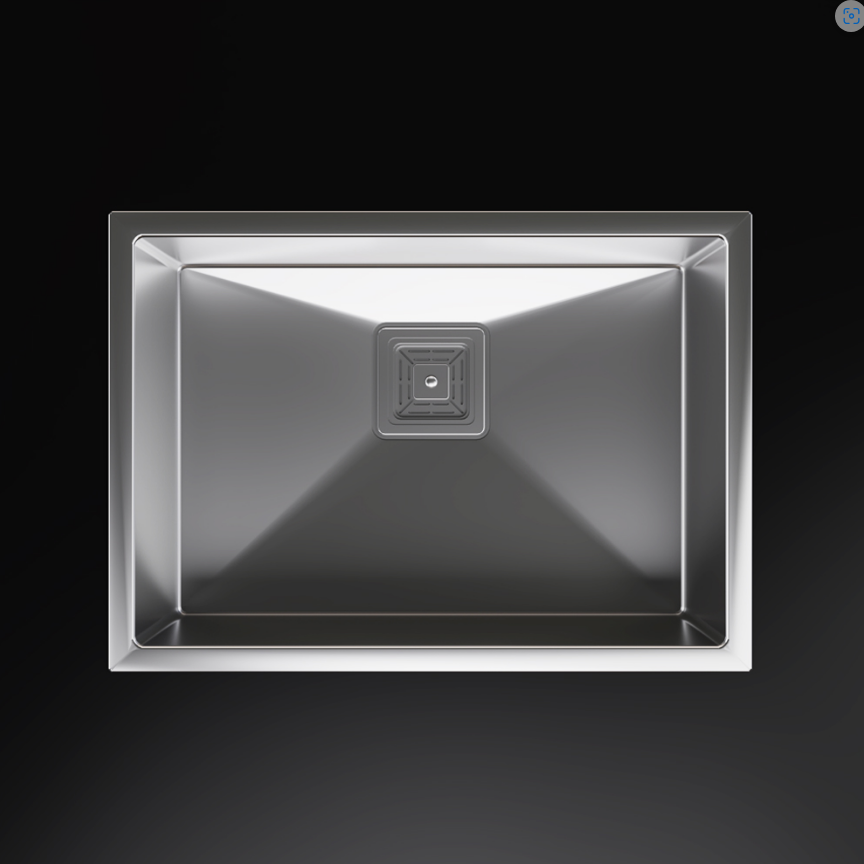 PASLANMAZ ÇELİK EVİYE - INOX 60X43 TEK GÖZ