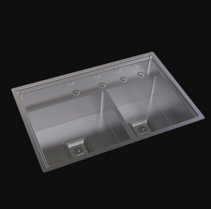 PASLANMAZ ÇELİK EVİYE - INOX 72X47 ÇİFT GÖZ