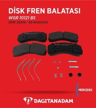 Disk Fren Balatası - Mercedes / WWA: 29246 - 00 64201420