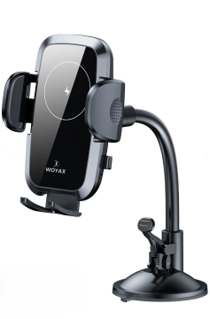 Araç İçi Telefon Tutucu Kablosuz Şarjlı – 360 Derece Vantuzlu 15 W | Woyax