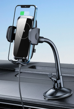 Araç İçi Telefon Tutucu Kablosuz Şarjlı – 360 Derece Vantuzlu 15 W | Woyax
