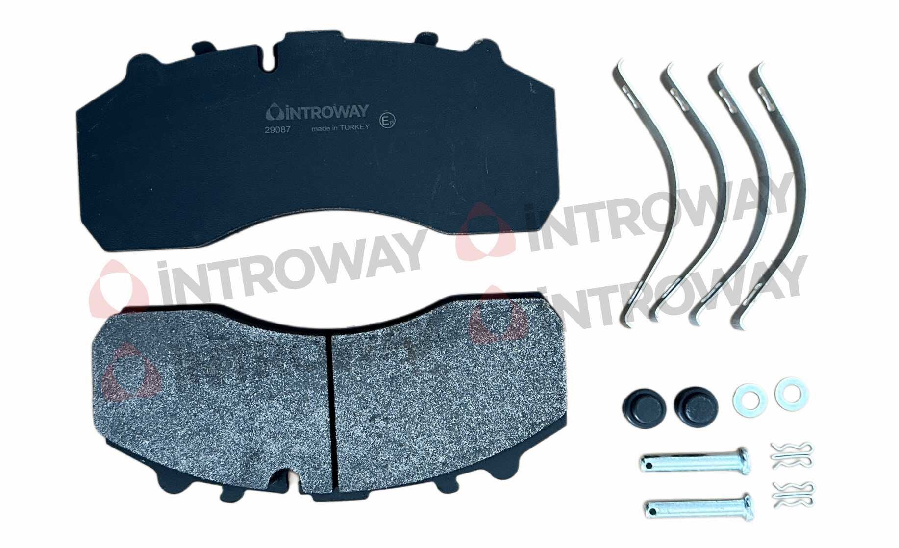 Disk Fren Balatası - Wva No: 29087/29105 - Scanıa – Bpw – Man - Ön/Arka | Oem No: 1439324 - 980106200 - İntroway