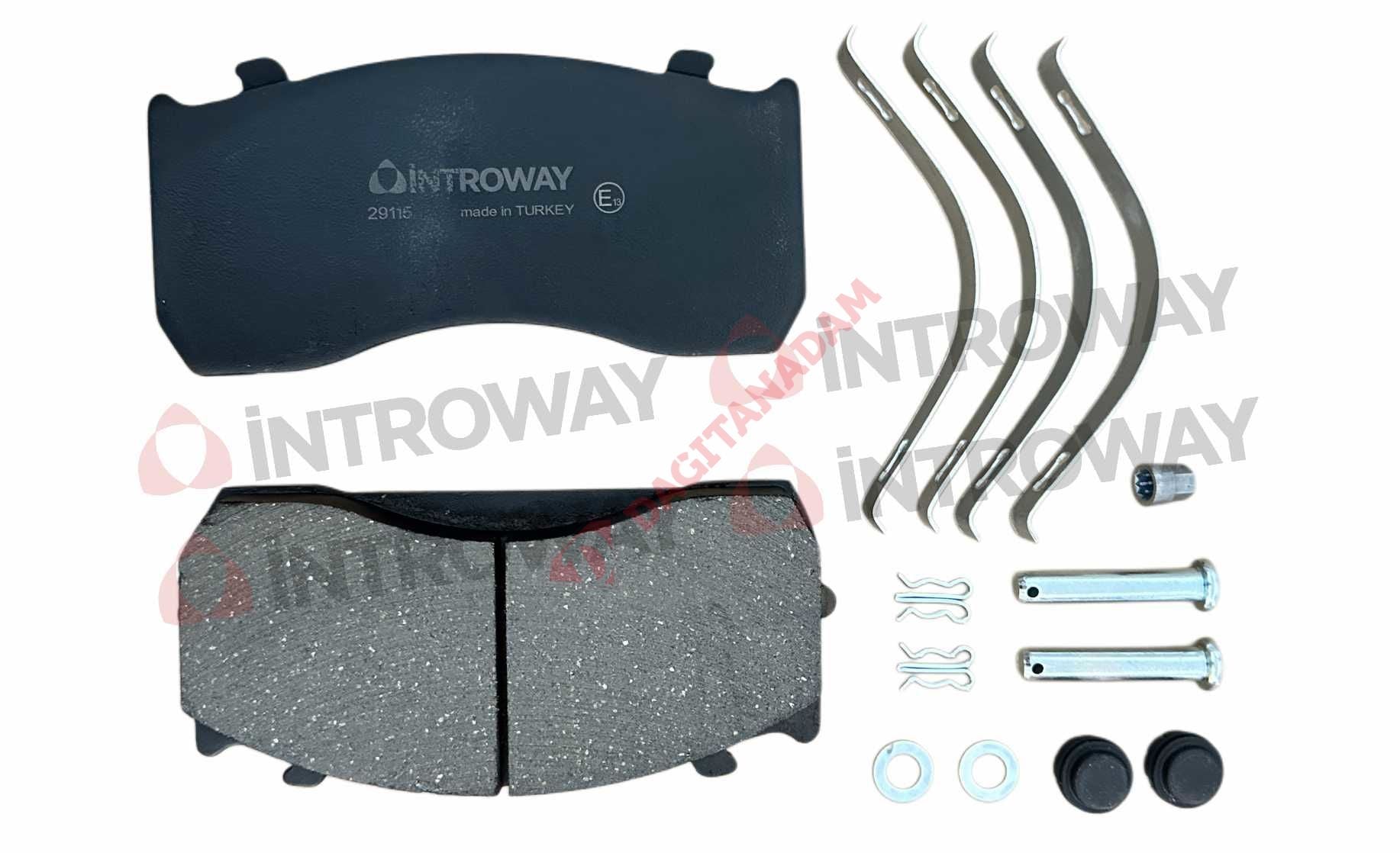 Disk Fren Balatası - Wva No: 29115/29148 - Dennıs – Man – Nıssan - Ön/Arka | Oem No: 81508205085 - 81508206043 - İntroway