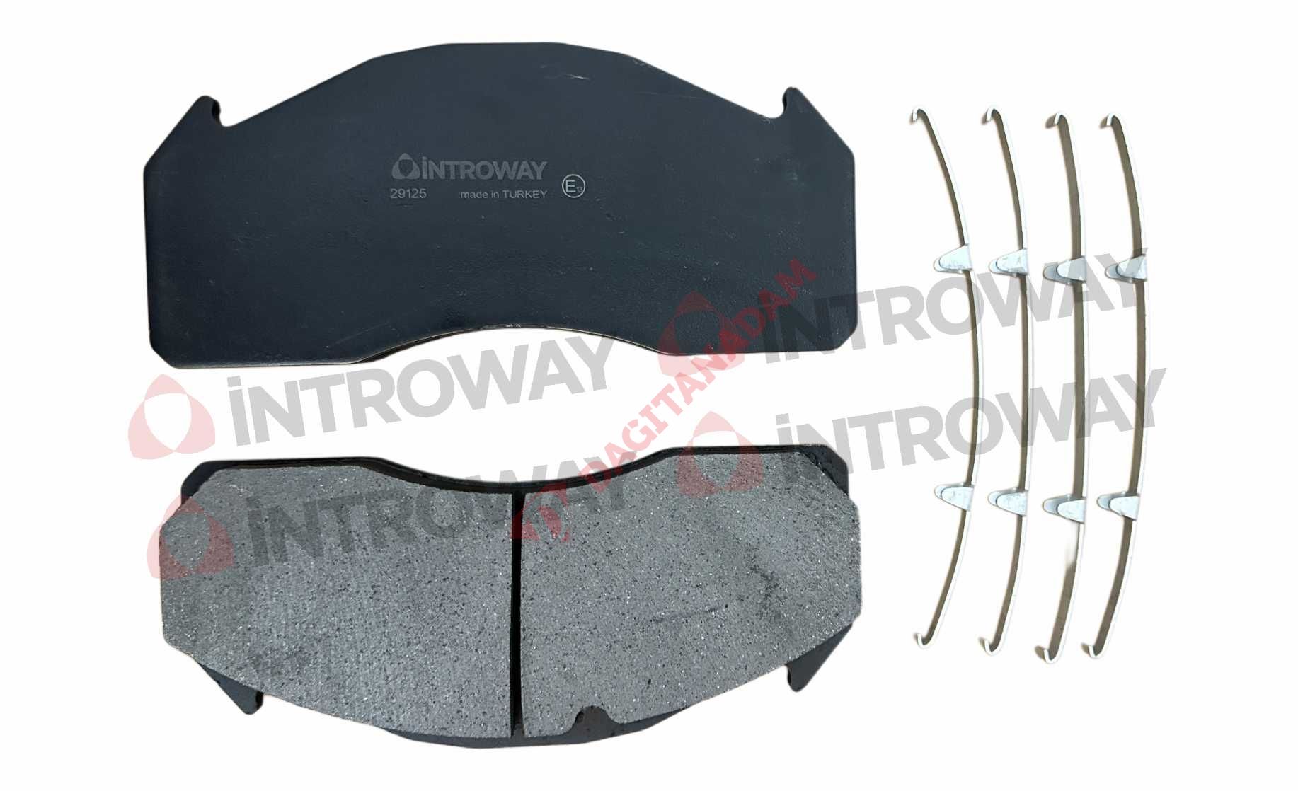 Disk Fren Balatası - (Kırmızı) 29125 Volvo