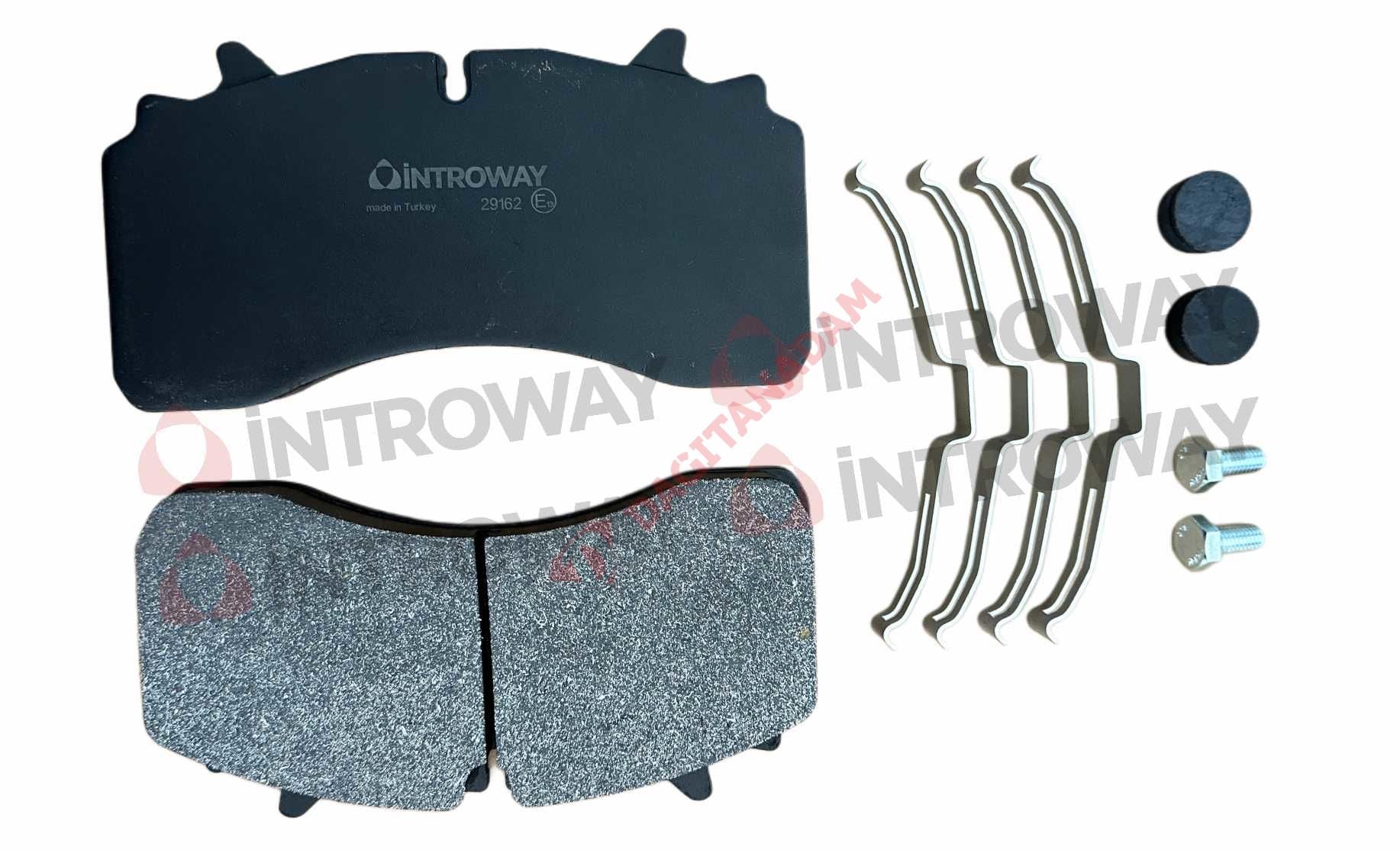 Disk Fren Balatası - Wva No: 29162/29336 - Saf - Arka | Oem No: 233501309 - 3057008400 - İntroway