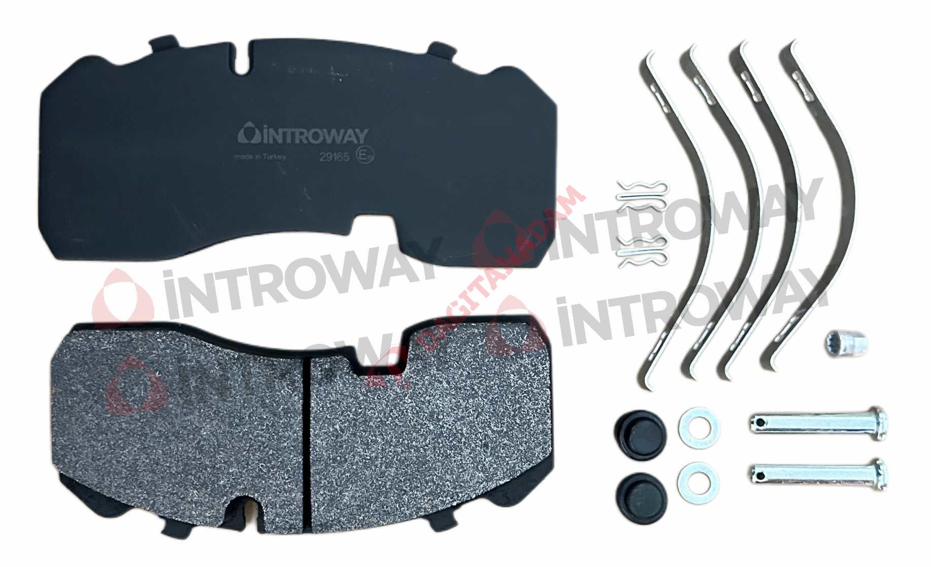 Disk Fren Balatası - (Kırmızı) 29165 Bp-W Ön/Arka