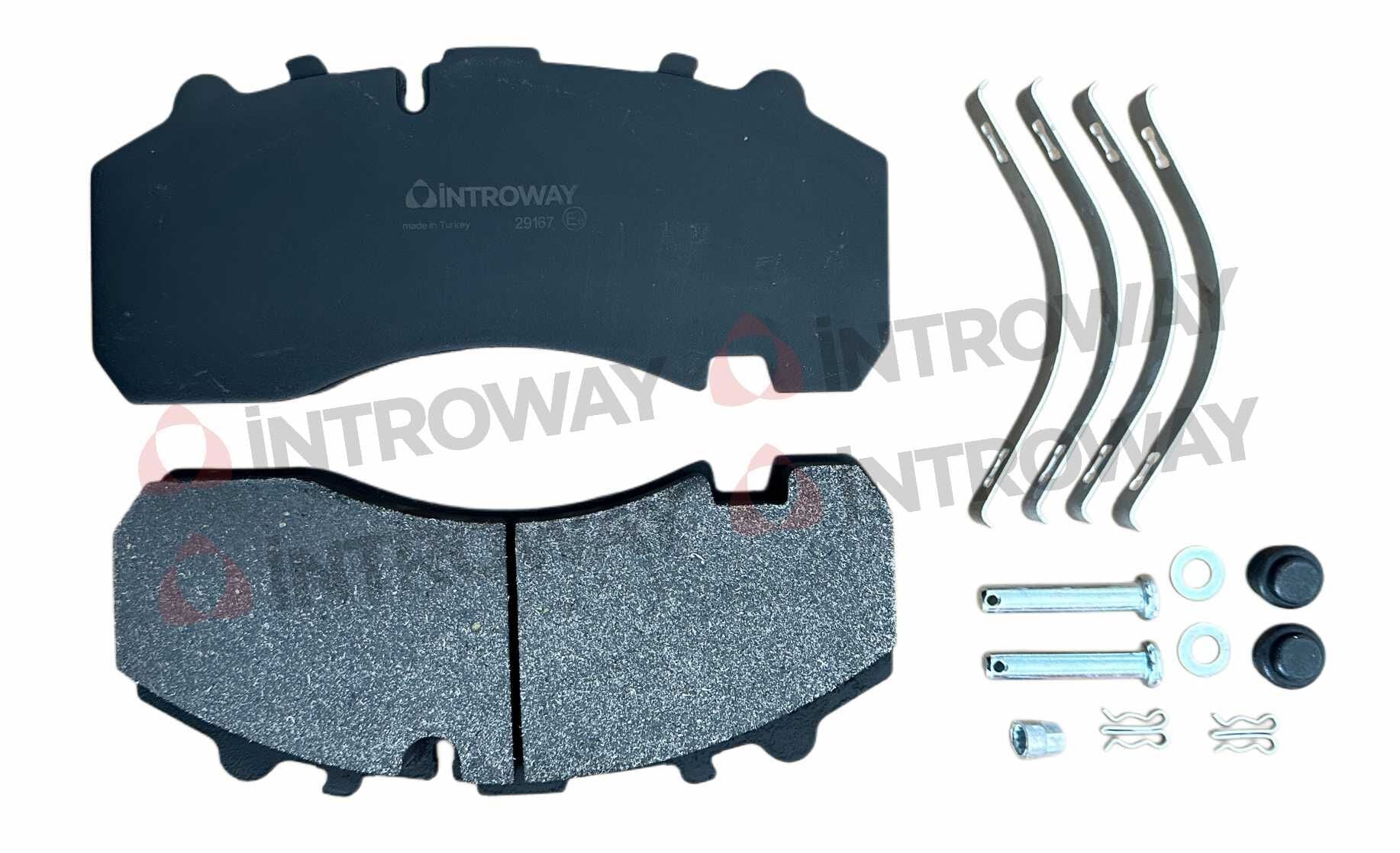 Disk Fren Balatası - Wva No: 29167/29270 - Scanıa – Bpw – Man - Ön/Arka | Oem No: 509290070 - 980106960 - İntroway