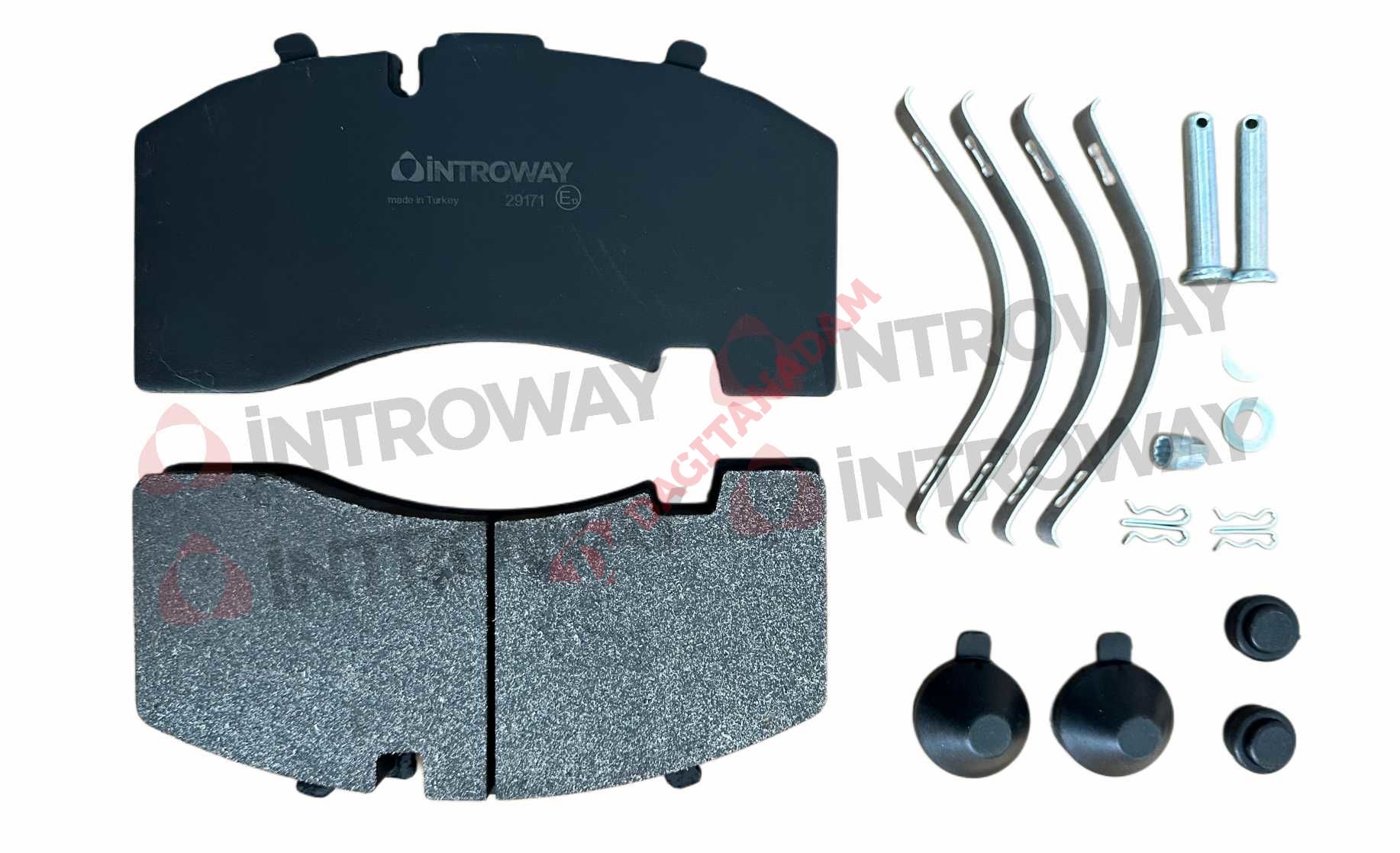 Disk Fren Balatası - (Kırmızı) 29171 Bp-W Saf Ön/Arka