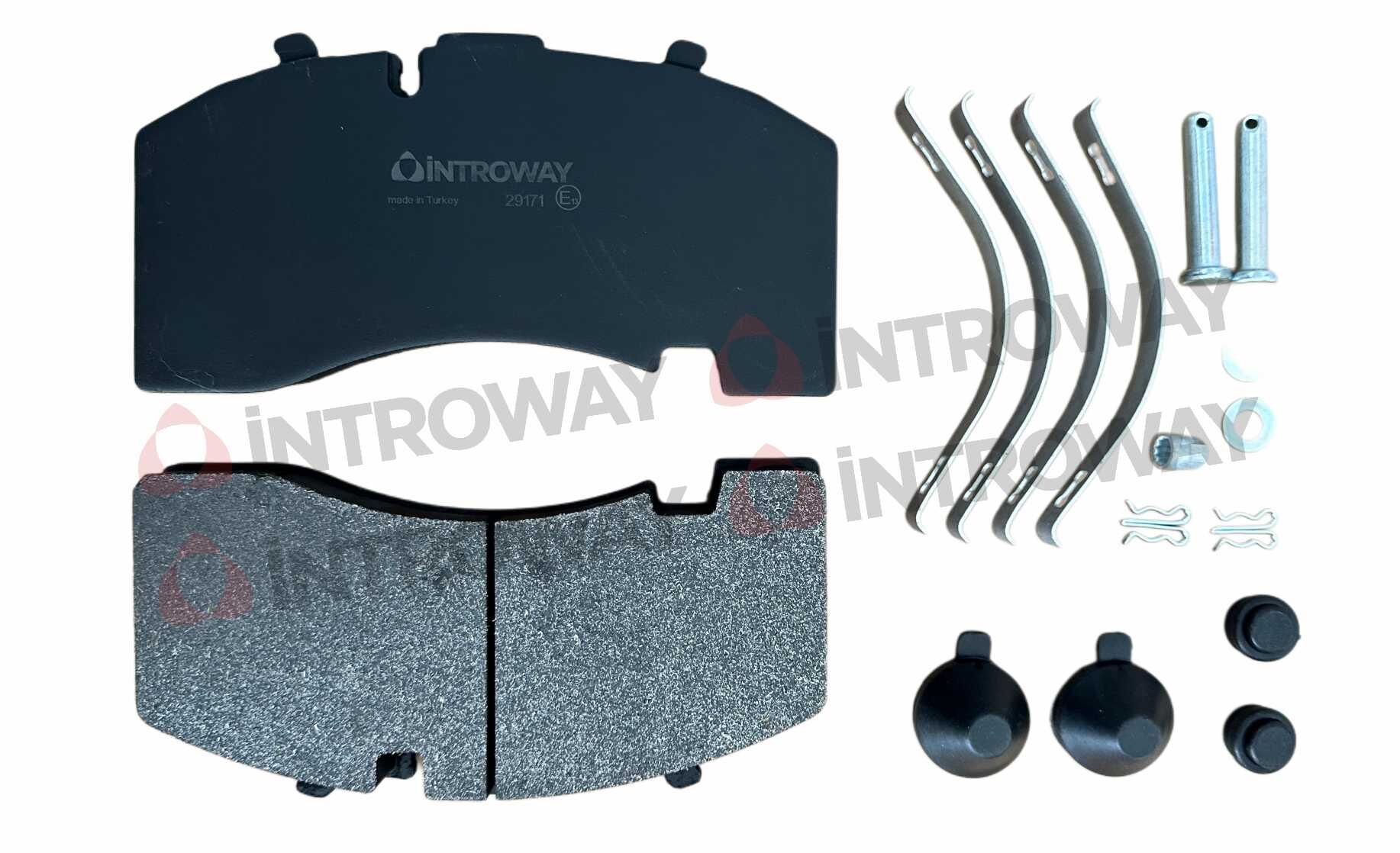 Disk Fren Balatası - Wva No: 29158/29171 - Bpw – Mercedes – Saf - Ön/Arka | Oem No: 44207020 - 509290060 - İntroway