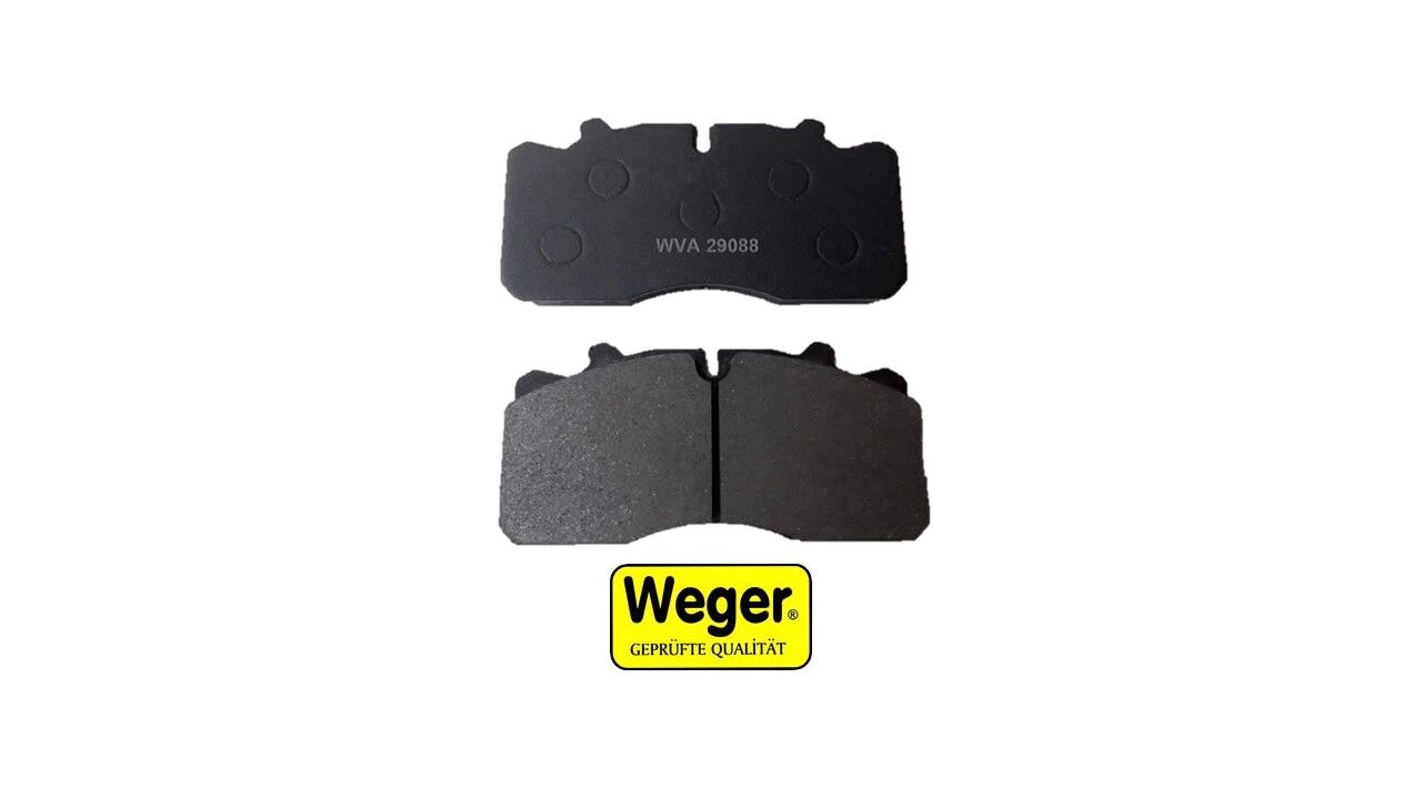 Disk Fren Balatası - Wva No: 29088 - Man – Renault – Daf - Ön/Arka | Oem No: 1906467 - 12999667 - Weger