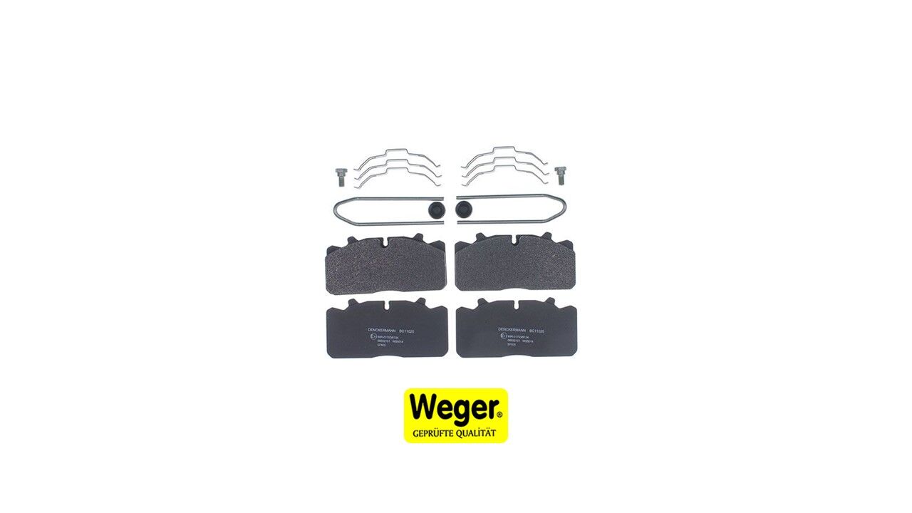 Disk Fren Balatası - Wva No: 29088 - Man – Renault – Daf - Ön/Arka | Oem No: 1906467 - 12999667 - Weger