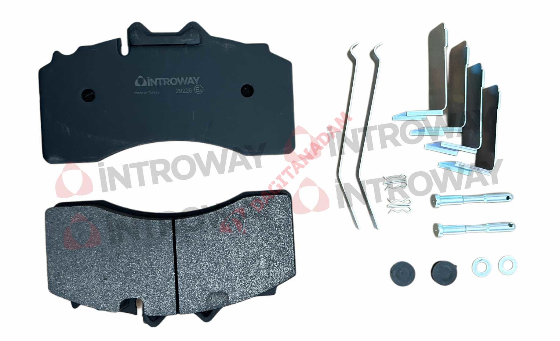 Disk Fren Balatası - (Kırmızı) 29228 Bp-W