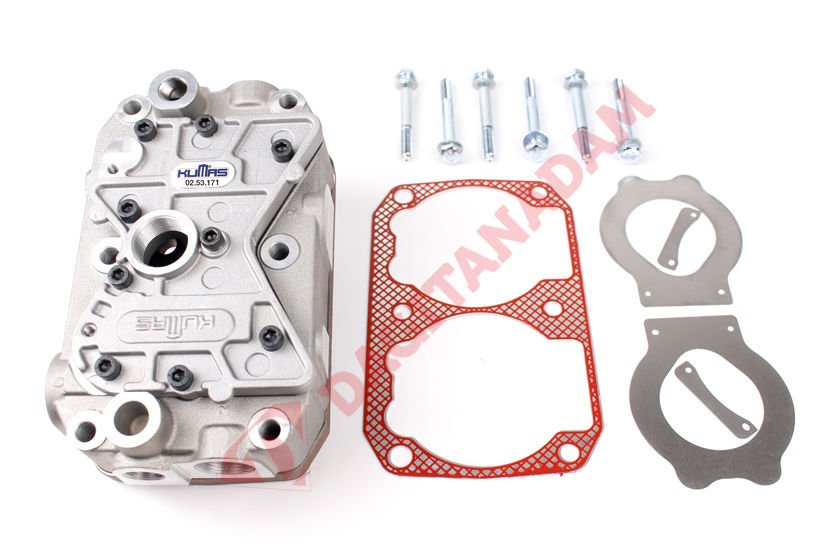 Kompresör Komple Çift Silindir Kapak