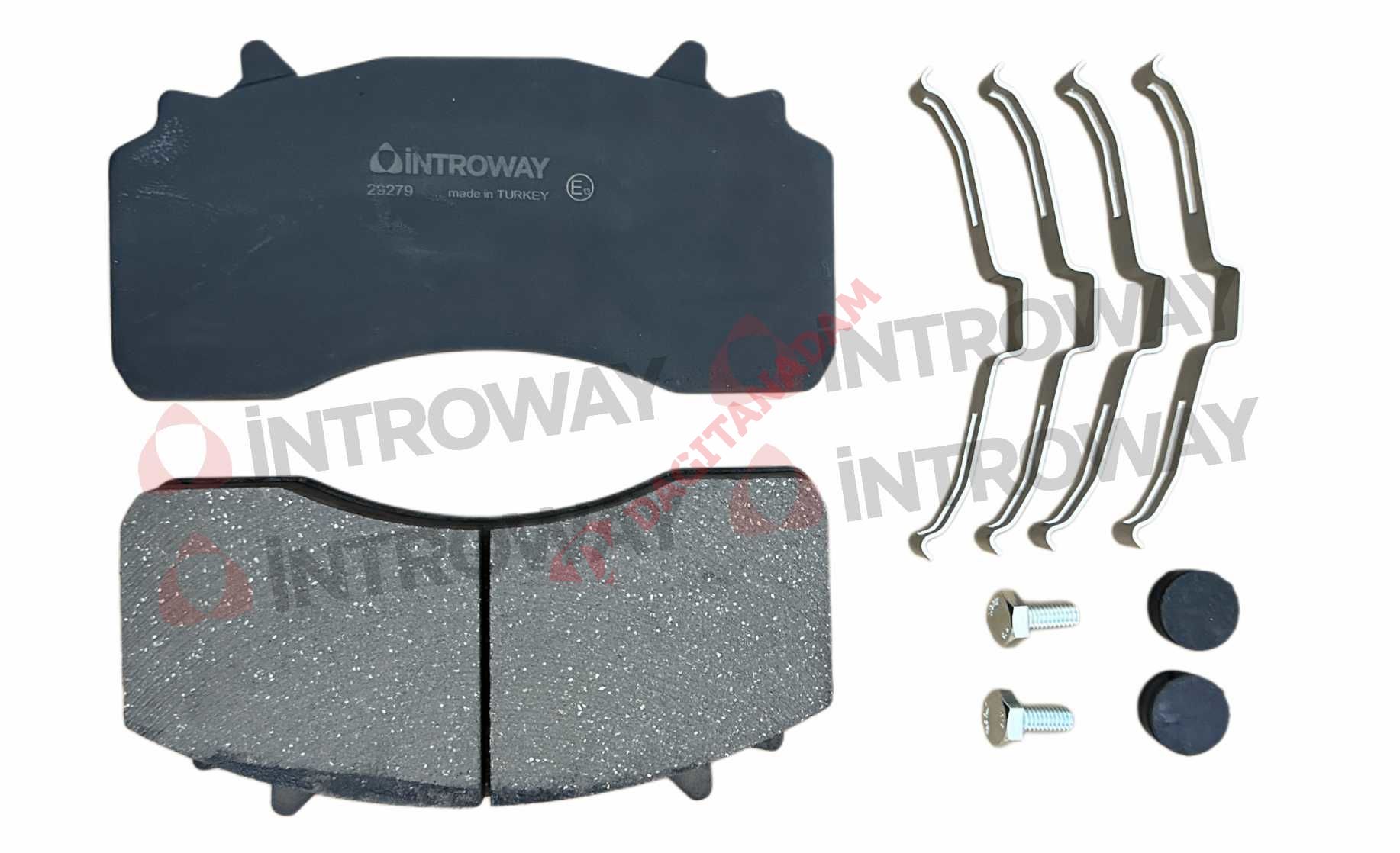 Disk Fren Balatası - (Kırmızı) 29279 Man Tgx Arocs