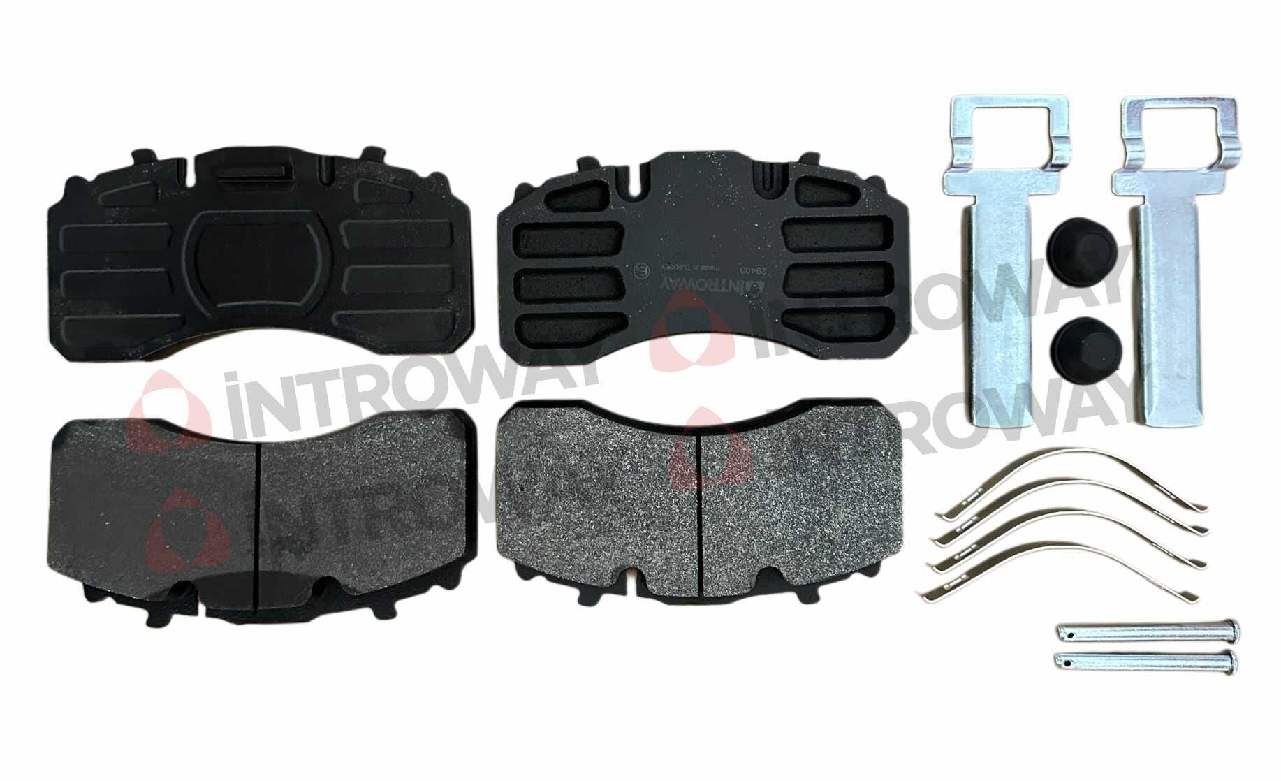 Disk Fren Balatası - Wva No: 29403/29404 - Bpw - Arka | Oem No: 509290250 - İntroway