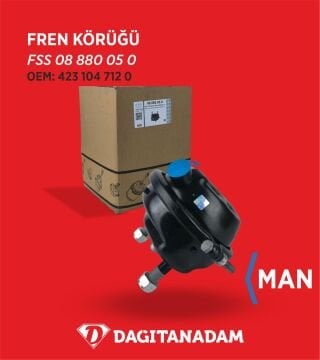 Fren Körüğü - Servis Disk Tipi T16 (16'lık) Man / Oem: 423 104 712 0