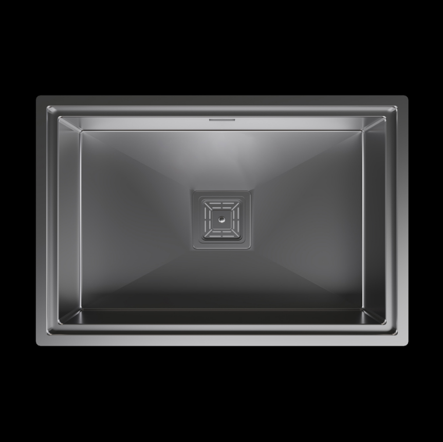 PASLANMAZ ÇELİK EVİYE - INOX 64X43 KORUMA KAPAKLI