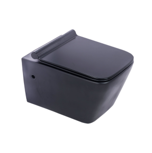 KANALSIZ ASMA KLOZET - MAT SİYAH 52 CM