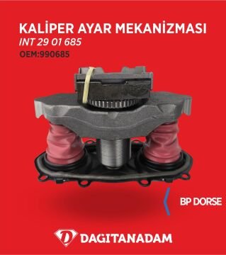 Bp-W Kaliper Ayar Mekanizması - Pimli 990685