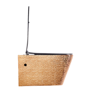 KANALSIZ ASMA KLOZET - CROCODİLE ROSE GOLD SİYAH 52 CM