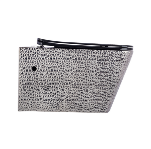 KANALSIZ ASMA KLOZET - CROCODİLE GÜMÜŞ SİYAH 52 CM